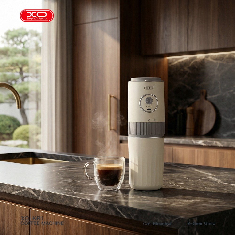 MOLINILLO DE CAFE PORTÁTIL BLANCO XO-KR1 3 EN 1 COMPACTO